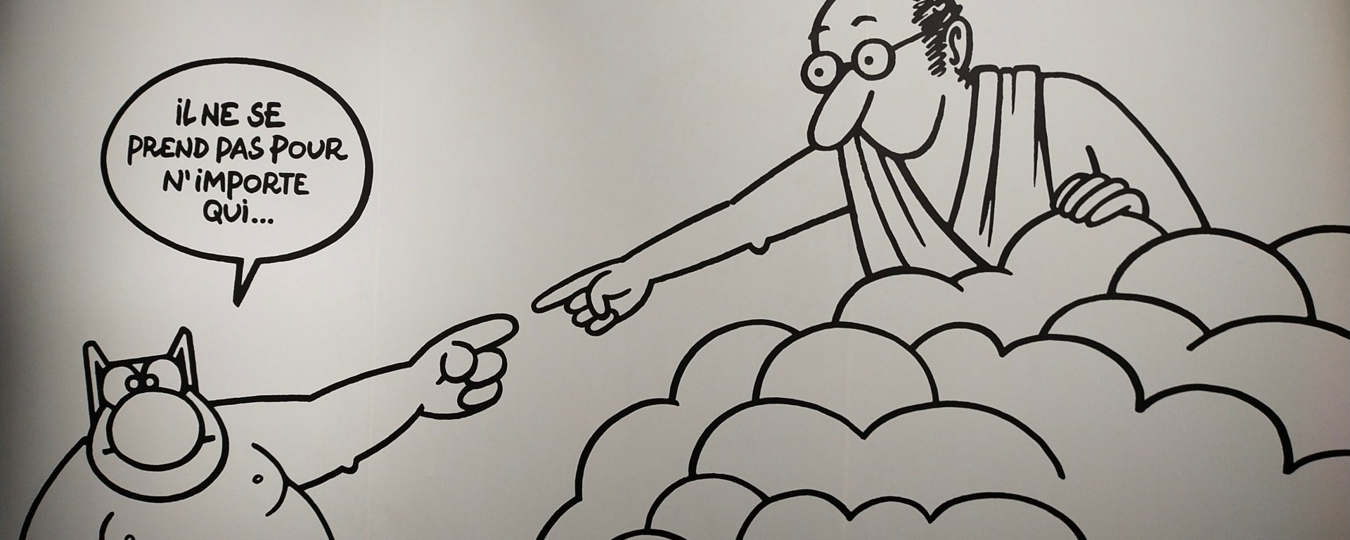 Geluck expose Le Chat au musée Maillol.